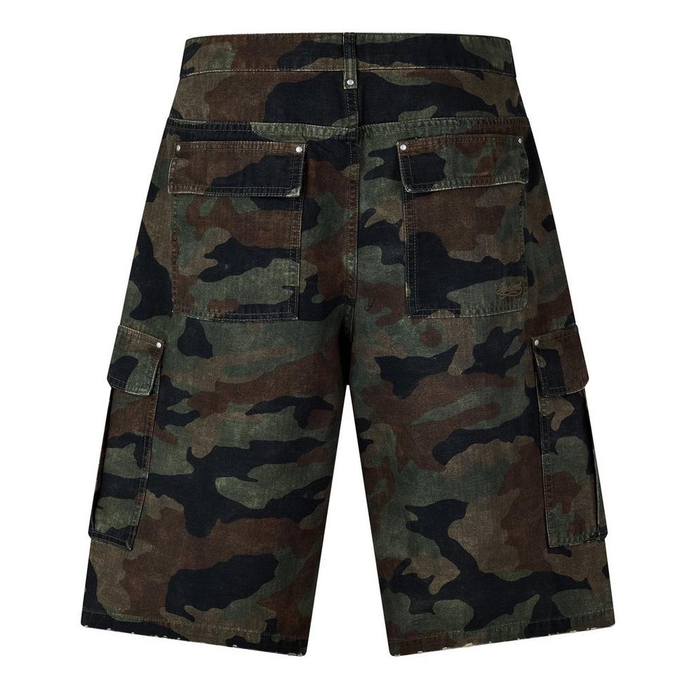 Represent Men's Camo Cargo Shorts