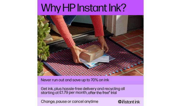 HP DeskJet 2810e AiO Wireless Printer & 3 Months Instant Ink