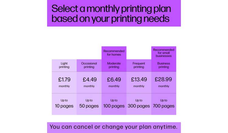 HP DeskJet 2810e AiO Wireless Printer & 3 Months Instant Ink