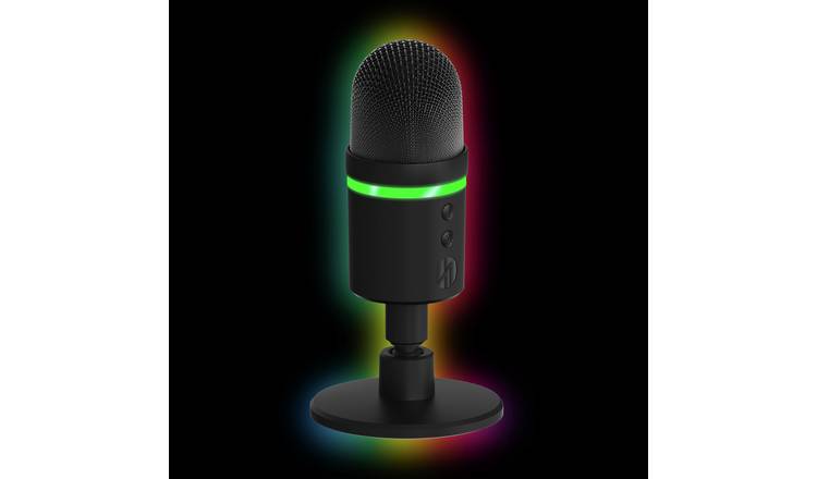 STEALTH Light-Up USB PC/PS4/PS5 Streaming Gaming Microphone
