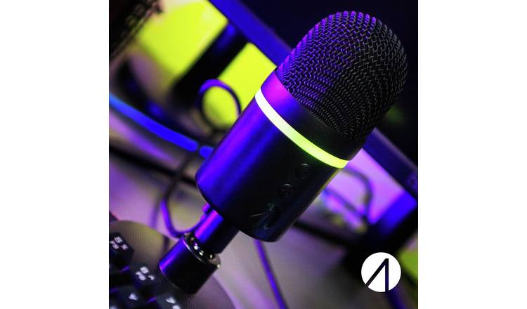 STEALTH Light-Up USB PC/PS4/PS5 Streaming Gaming Microphone