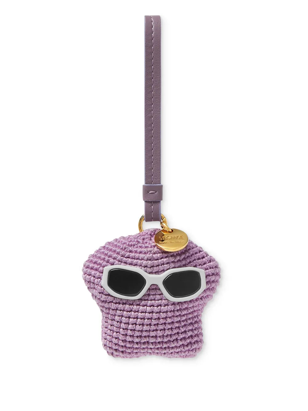 Versace Medusa Fluffy crochet bag charm