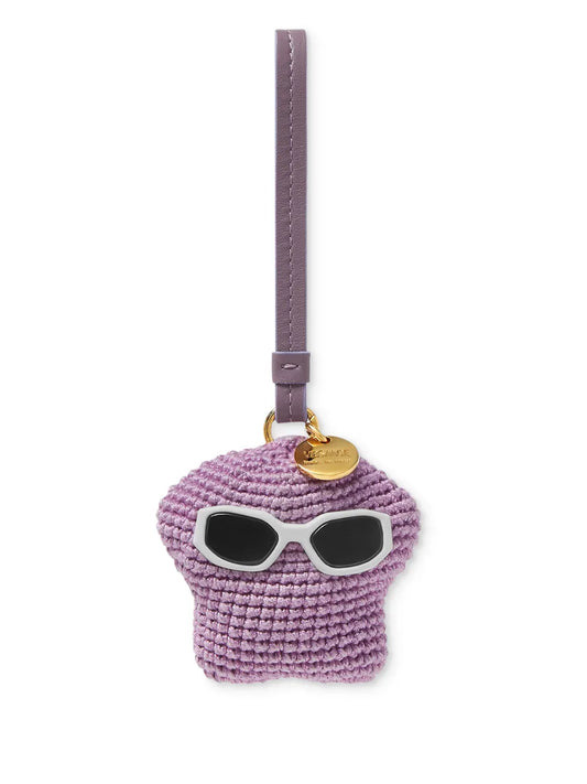 Versace Medusa Fluffy crochet bag charm