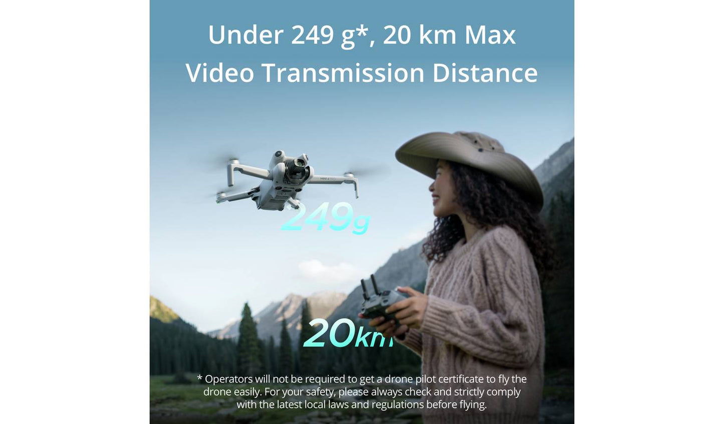 DJI Mini 4 Pro Drone with DJI RC 2