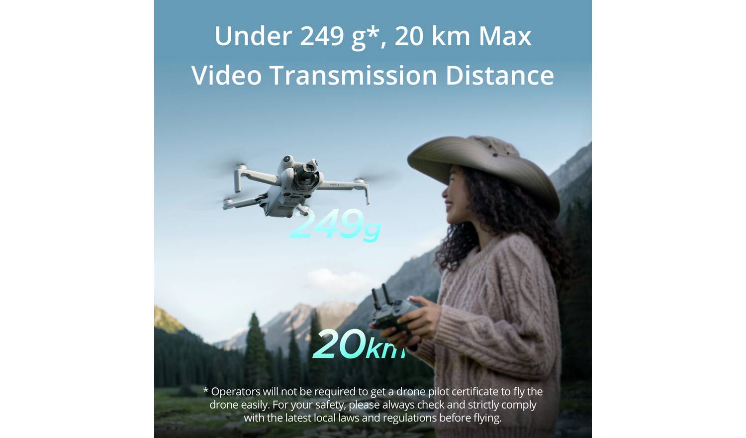 DJI Mini 4 Pro Fly More Combo Drone with DJI RC2