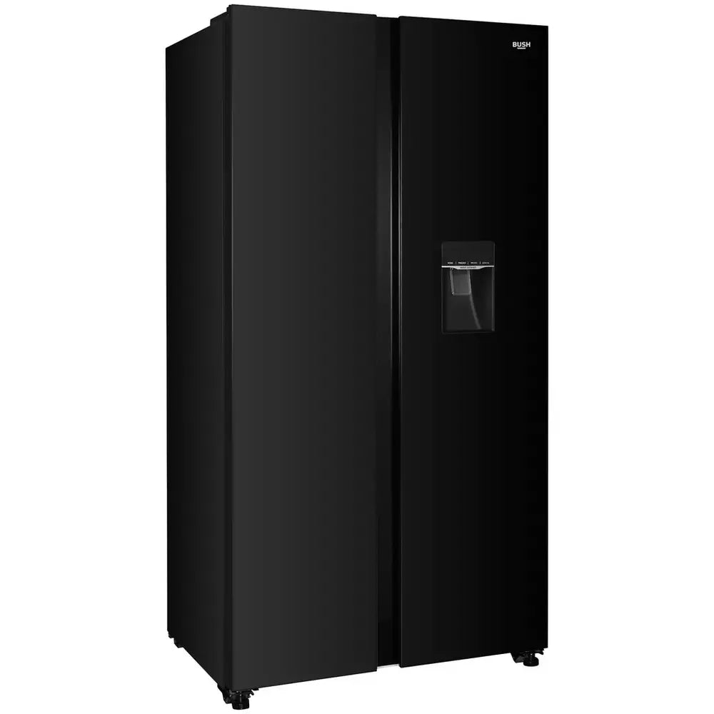 Bush MSBSWTDB23E American Fridge Freezer - Black