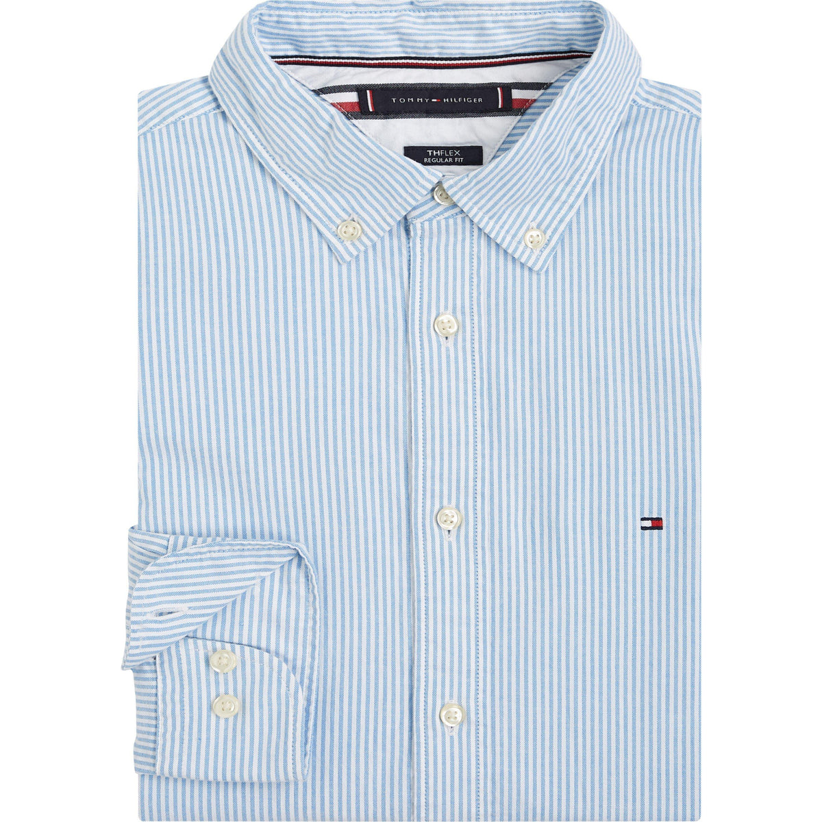 Tommy Hilfiger CORE 1985 FLEX OXFORD STRIPE SHIRT