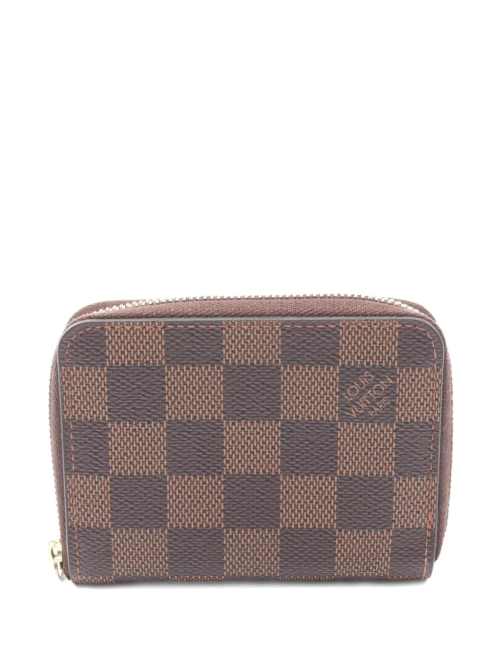 Louis Vuitton Pre-Owned 2015 Zippy Damier Ebène wallet