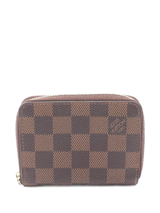 Louis Vuitton Pre-Owned 2015 Zippy Damier Ebène wallet