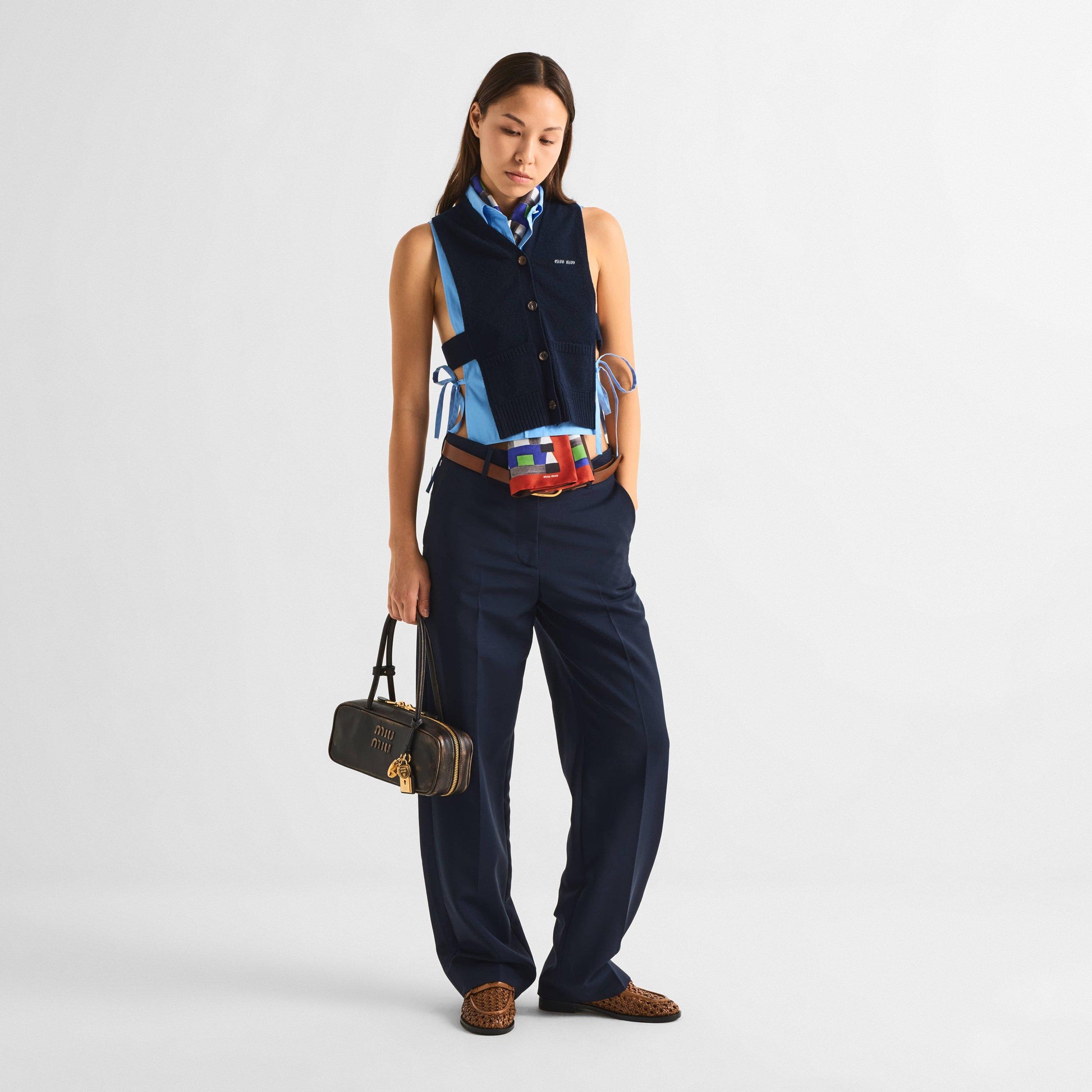 Miu Miu Women's Knitted Sweater Vest