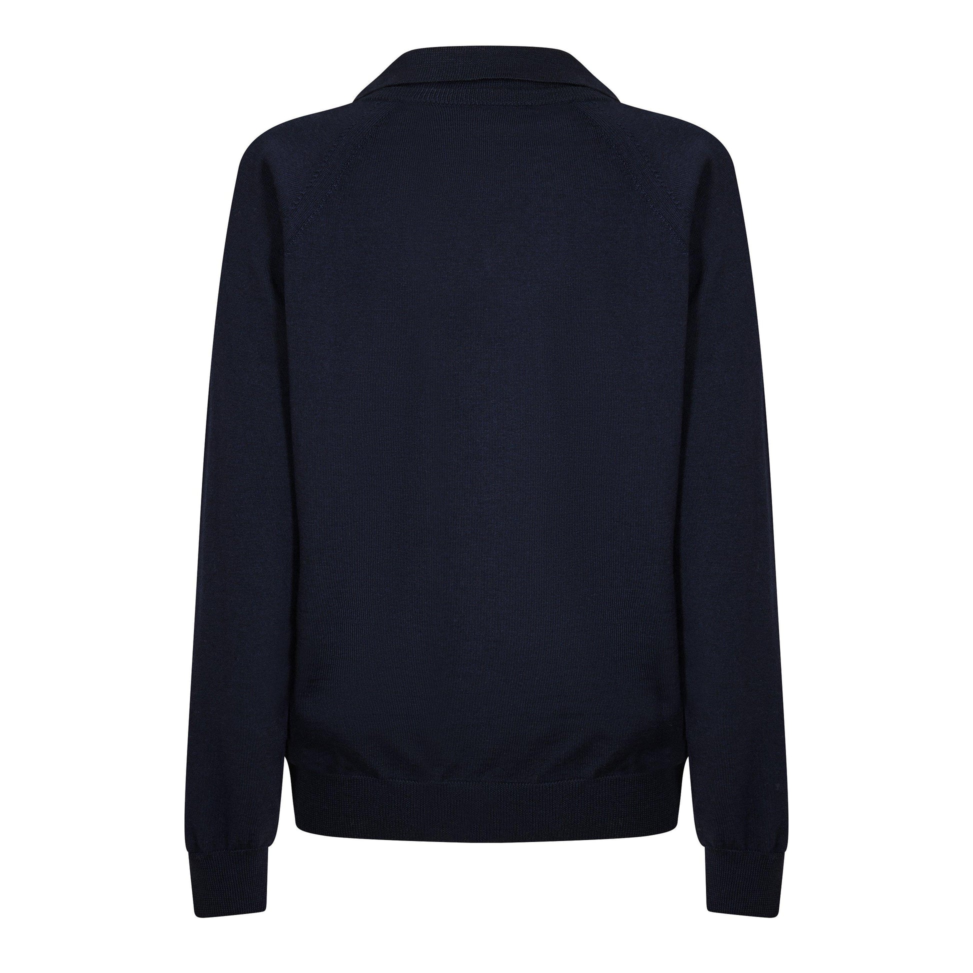 Miu Miu Women's Knitted Long Sleeve Polo Shirt