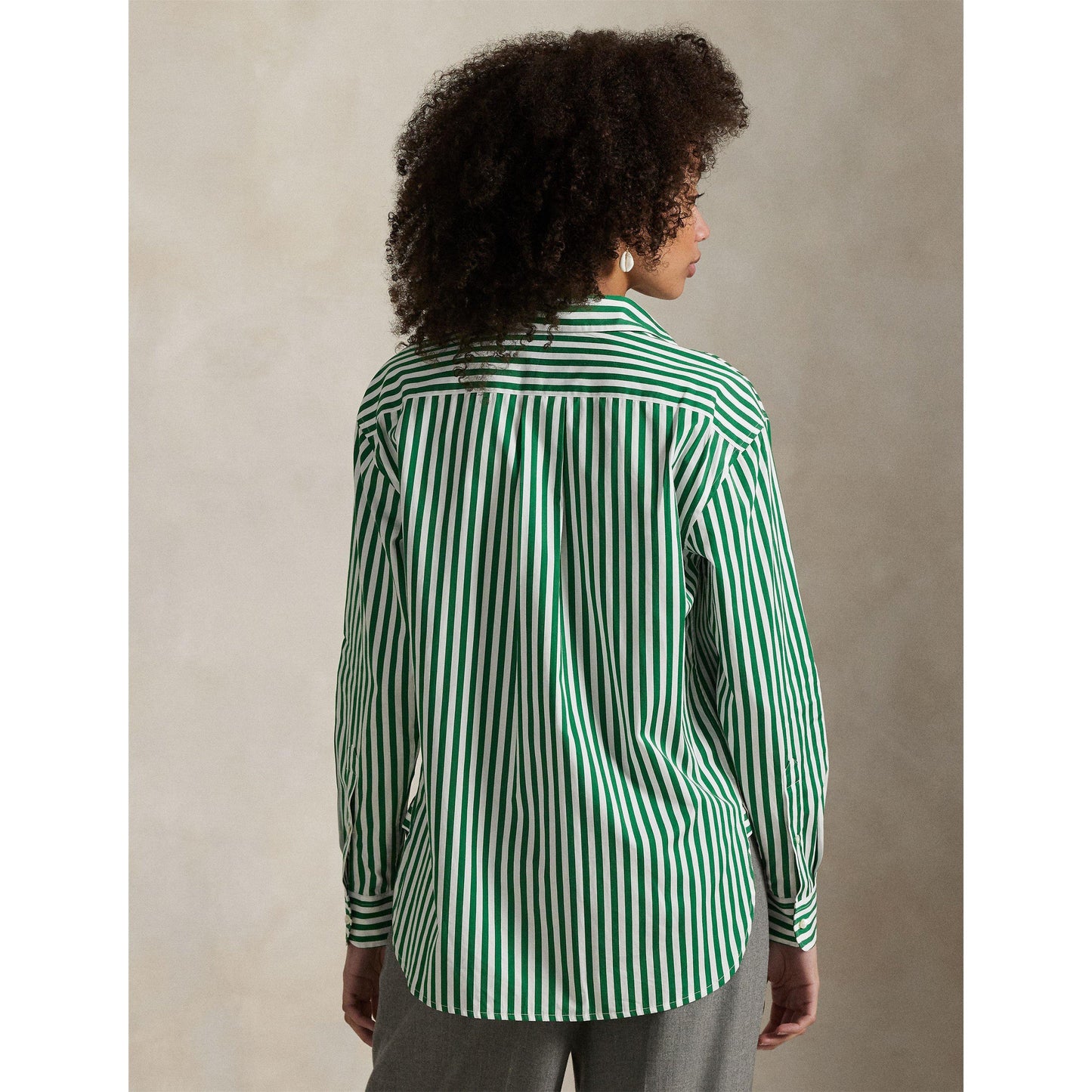 Polo Ralph Lauren Women's Stripe Long Sleeve Patterned Shirt