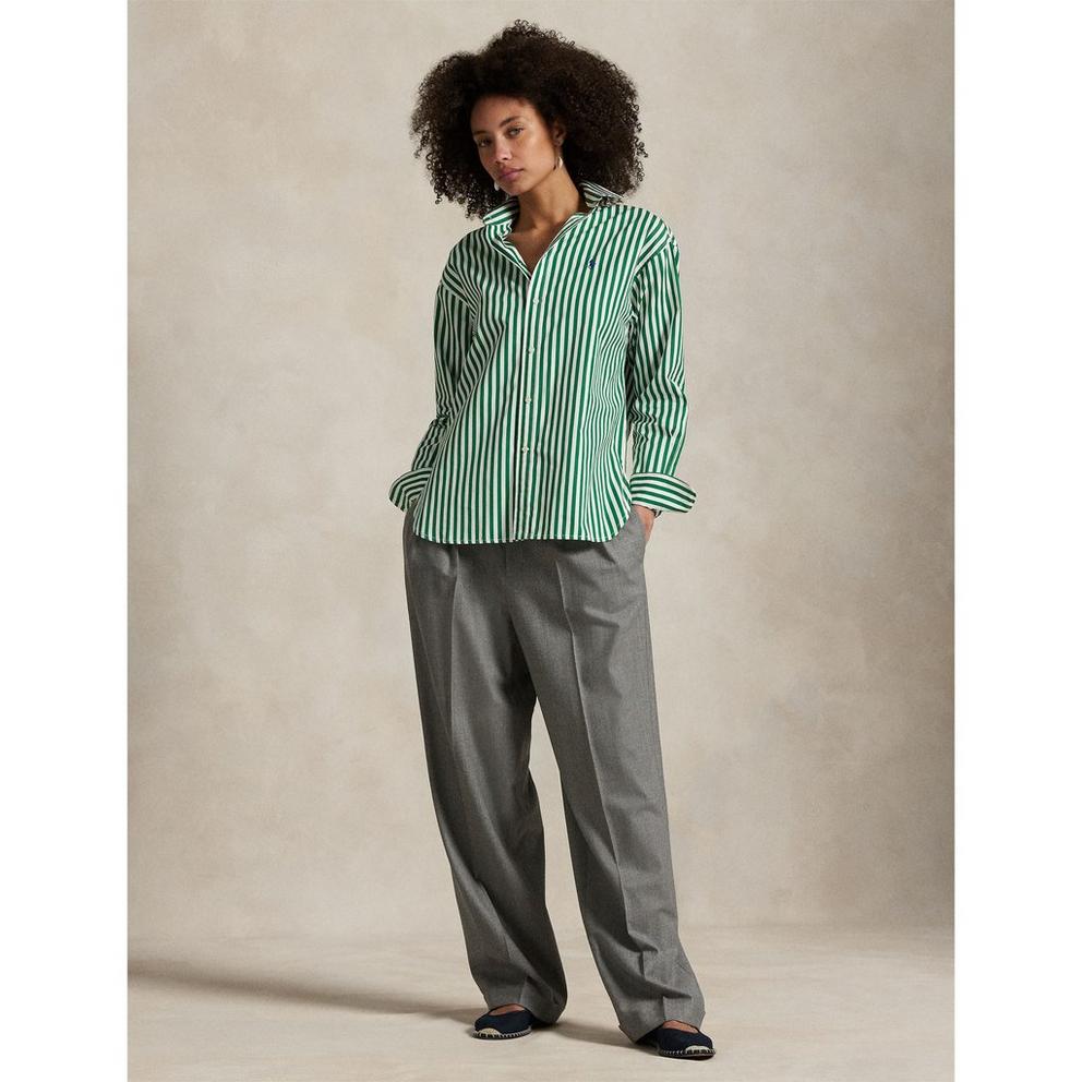 Polo Ralph Lauren Women's Stripe Long Sleeve Patterned Shirt