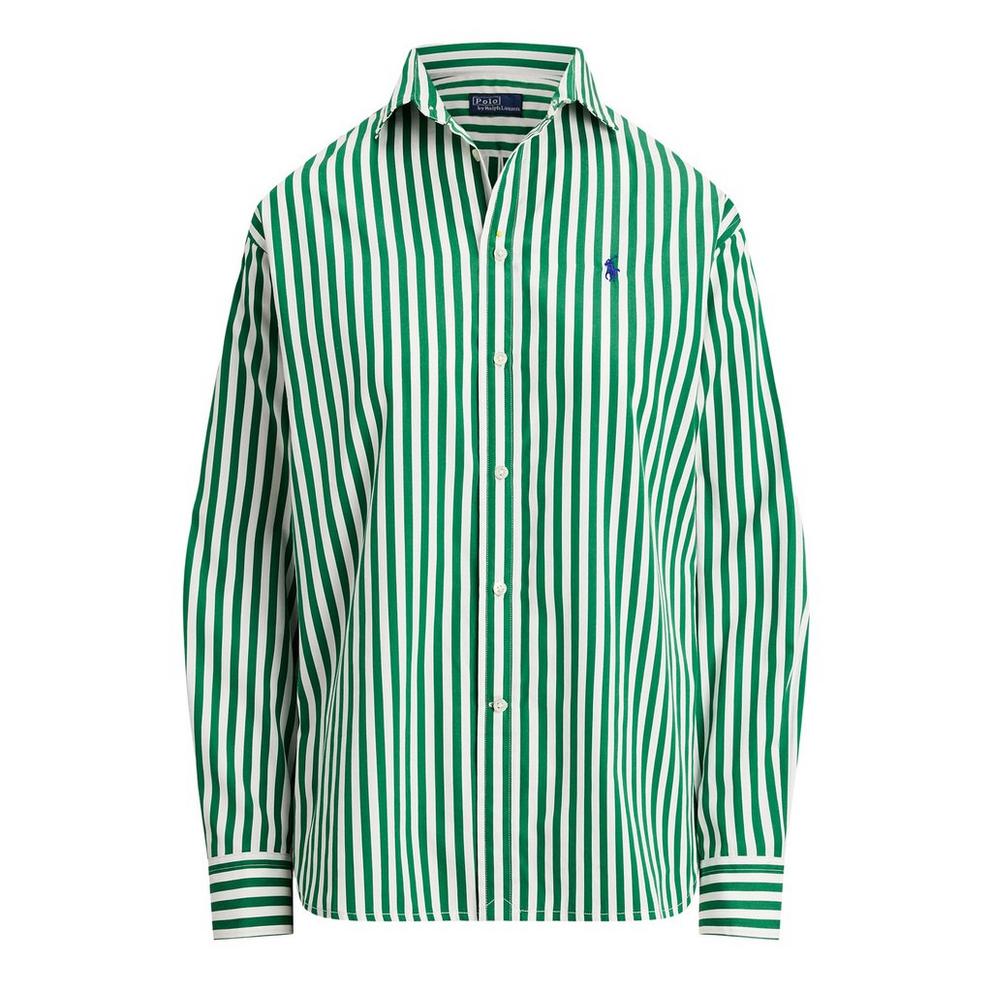 Polo Ralph Lauren Women's Stripe Long Sleeve Patterned Shirt