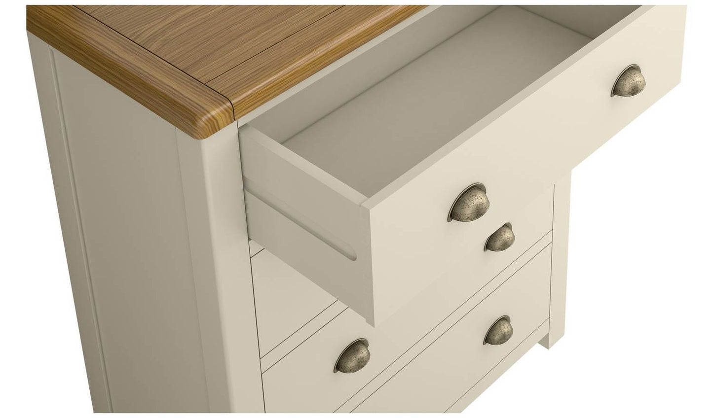 Argos Home Kent 3 Piece 2 Door Wardrobe Set - Cream and Oak