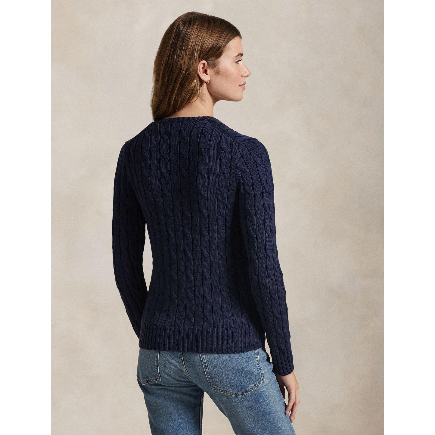 Polo Ralph Lauren Women's Cable-Knit V-neck Jumper