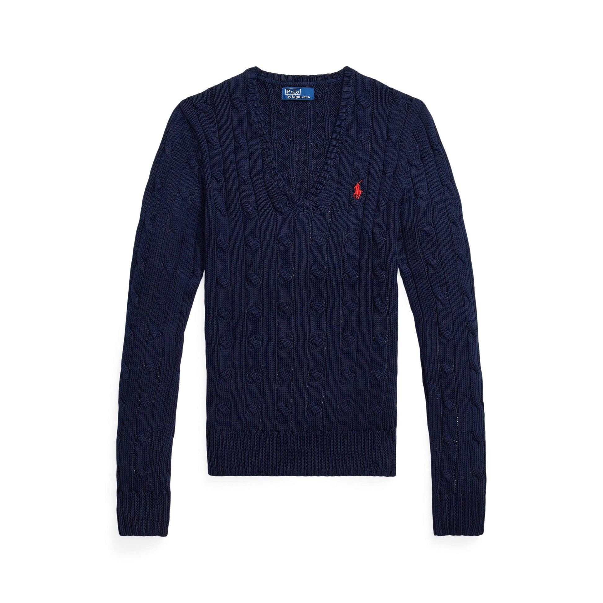 Polo Ralph Lauren Women's Cable-Knit V-neck Jumper