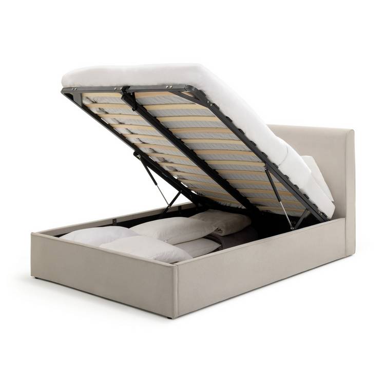 Habitat Naree Double Ottoman Bed - Natural
