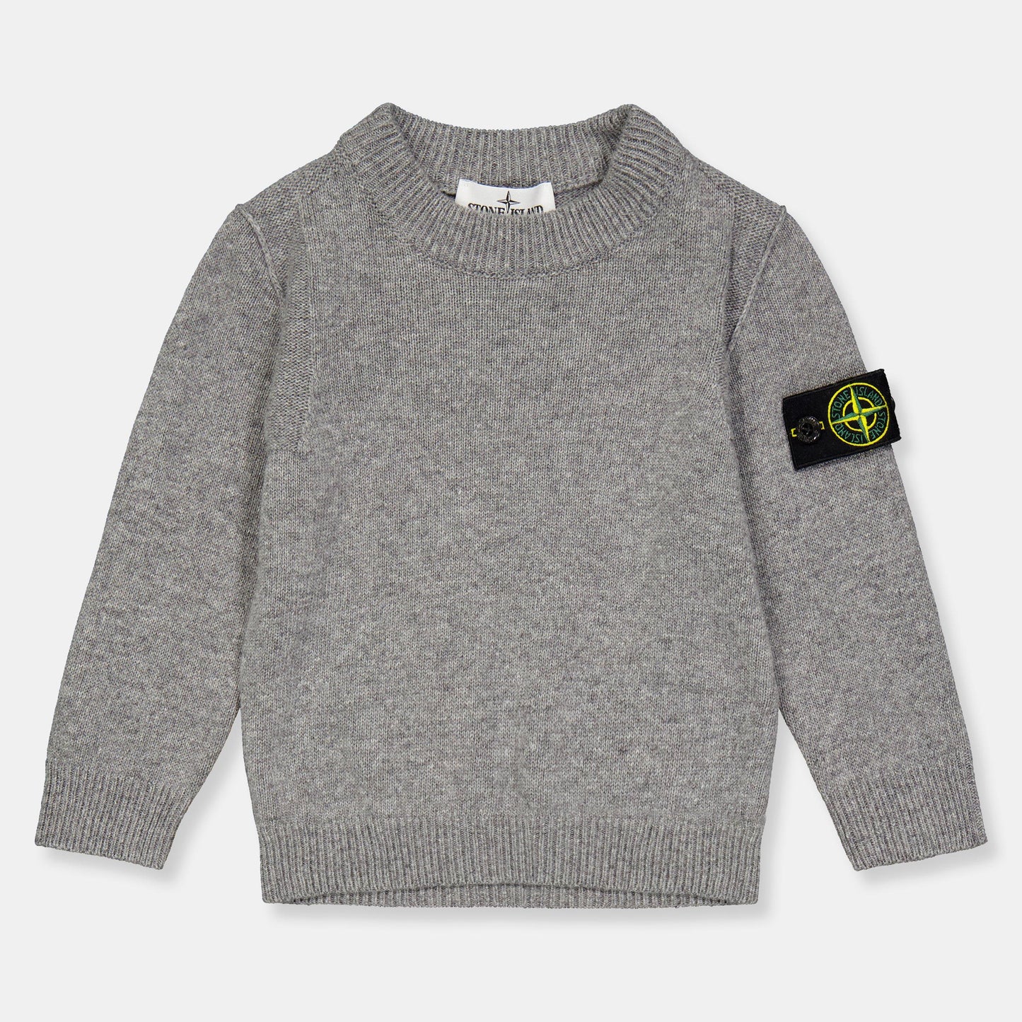 Stone Island Kids' Crew Neck Knitted Top