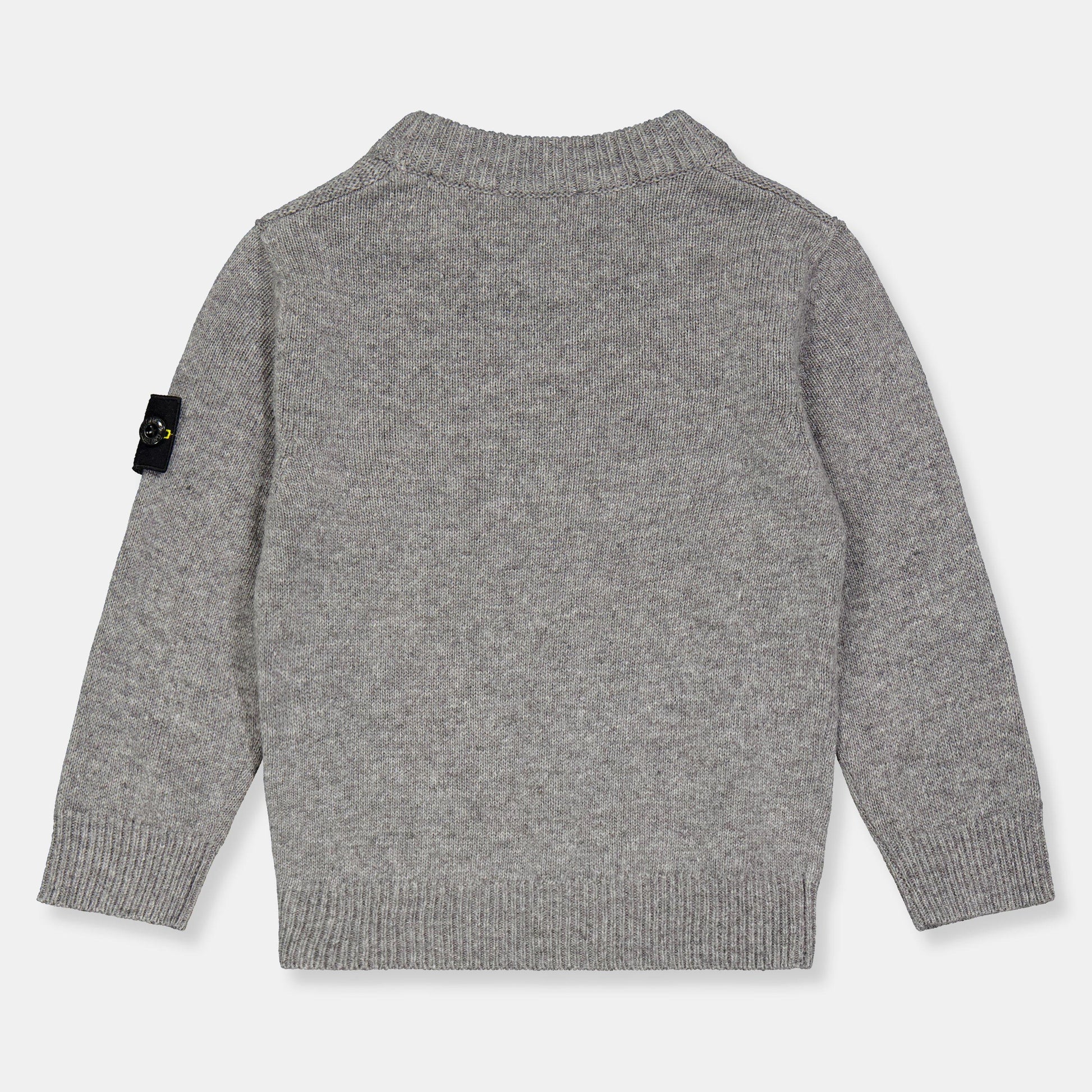 Stone Island Kids' Crew Neck Knitted Top