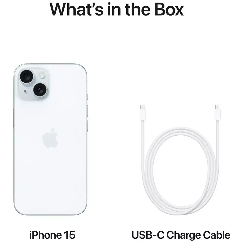 SIM Free iPhone 15 5G 128GB Mobile Phone - Blue