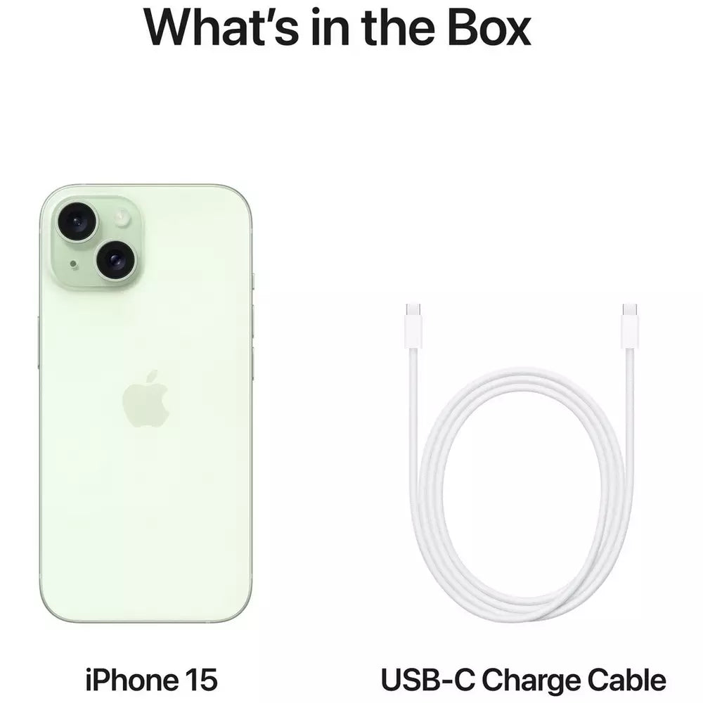 SIM Free iPhone 15 5G 128GB Mobile Phone - Green