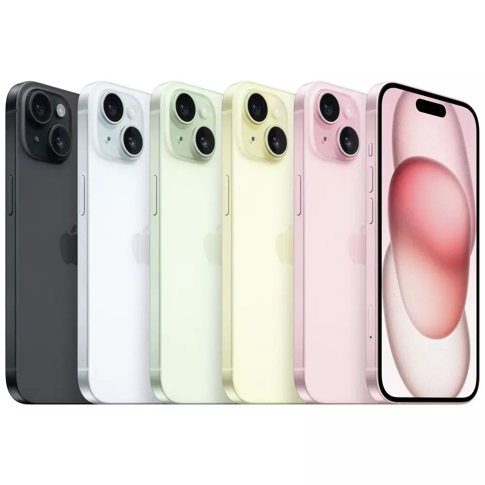 SIM Free iPhone 15 5G 128GB Mobile Phone - Pink