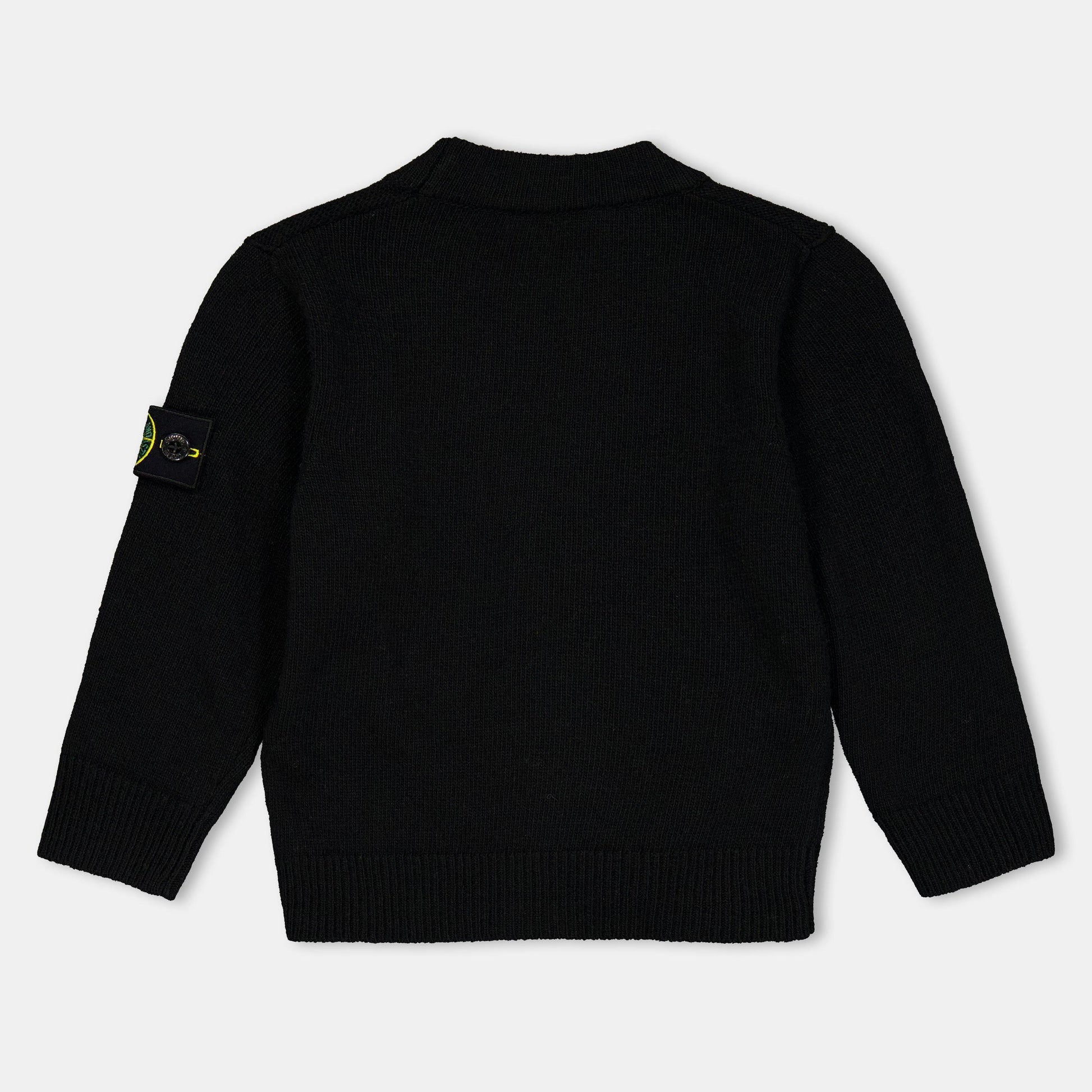 Stone Island Kids' Button Fastening Ribbed Cardigan