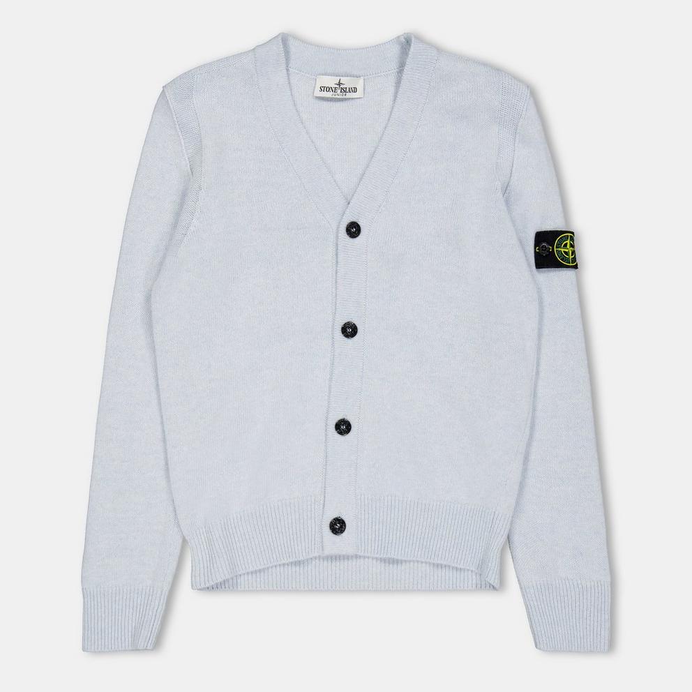 Stone Island Kids' Button Front Knitted Cardigan