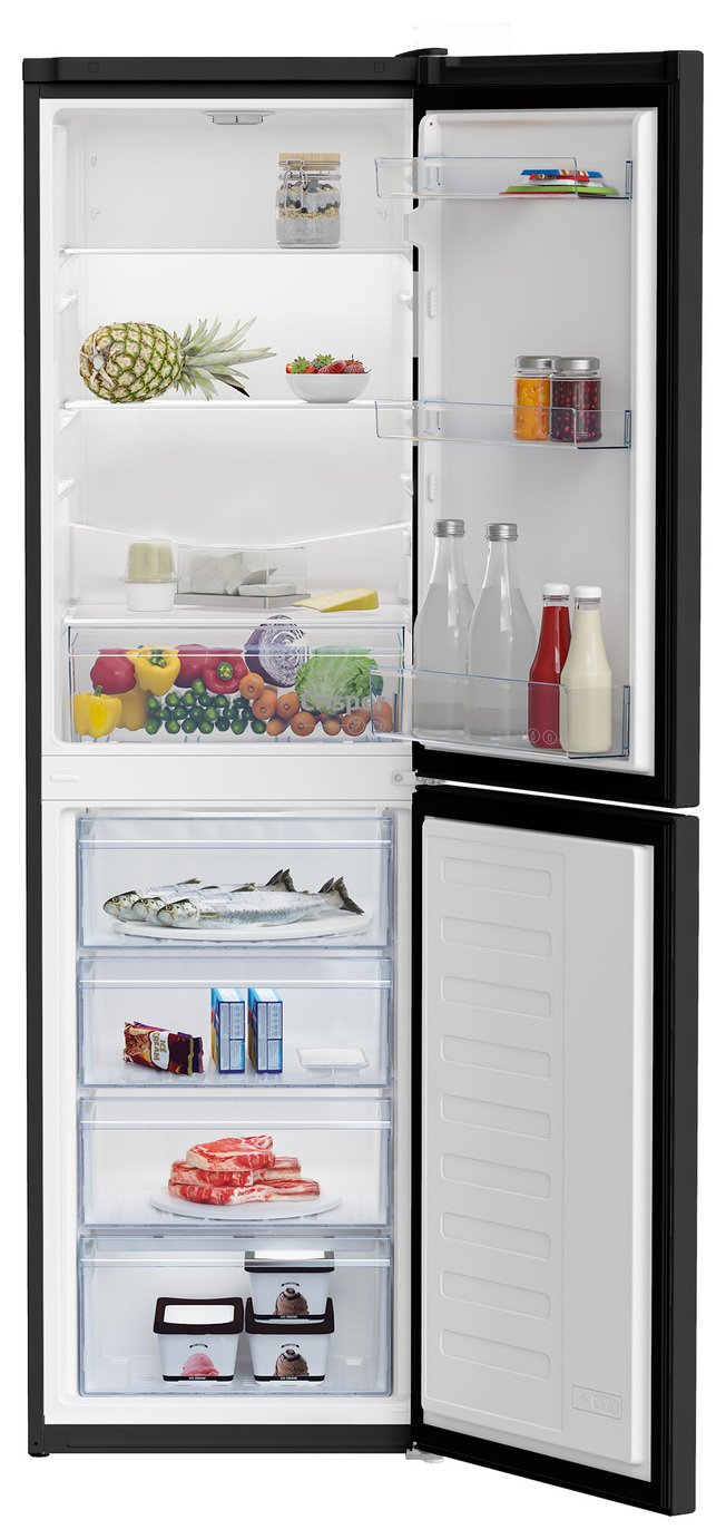 Beko CFG4582B Freestanding Fridge Freezer - Black