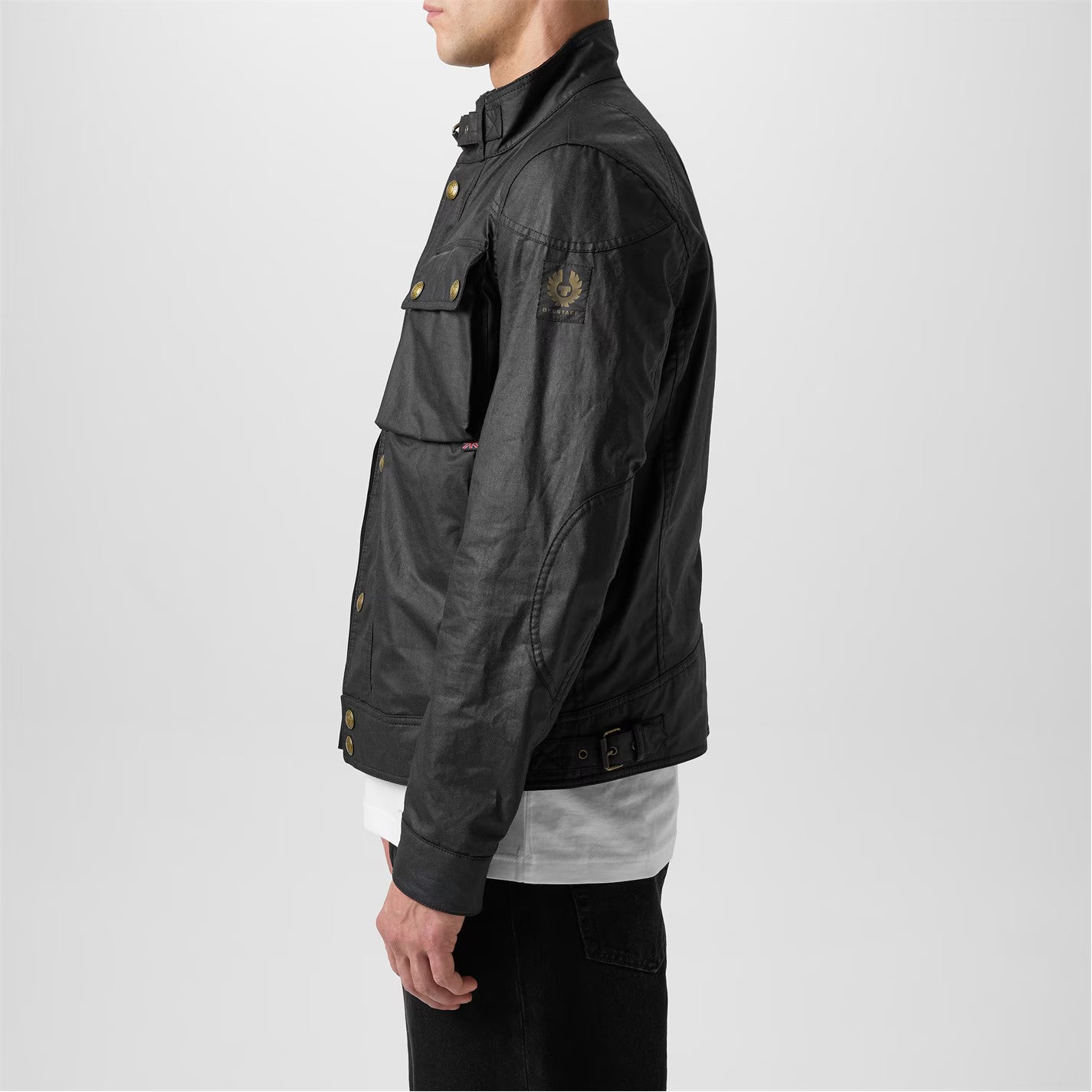 Men's Racemaster Waxed Cotton Long Sleeve Funnel Neck Wax Jacket