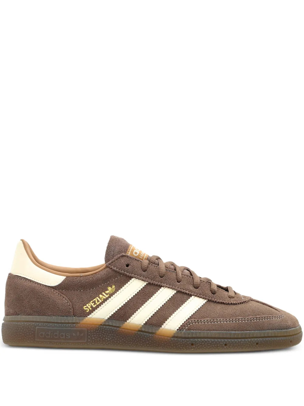 adidas stripes leather trainers