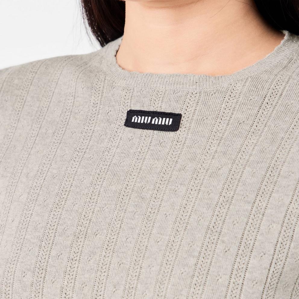 Miu Miu Women's Tailored Fit Crew Neck Jumper