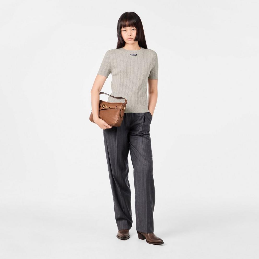 Miu Miu Women's Tailored Fit Crew Neck Jumper