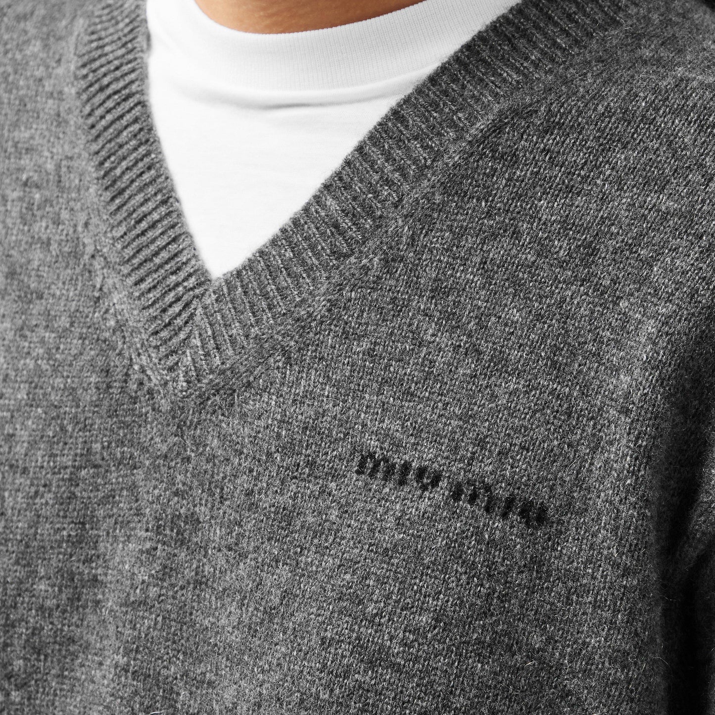 Miu Miu Cashmere V-neck Sweater