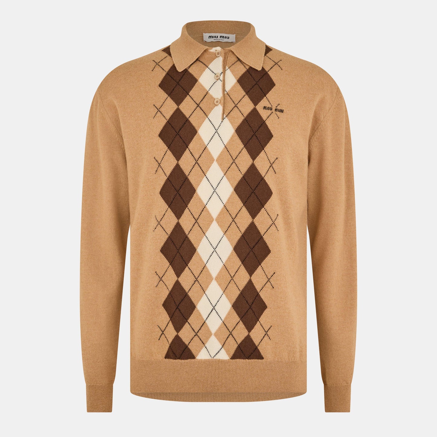 Miu Miu Cashmere polo shirt