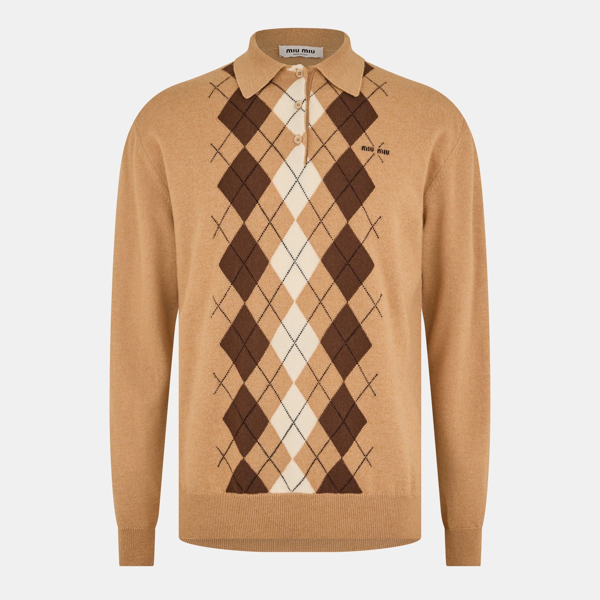 Miu Miu Cashmere polo shirt