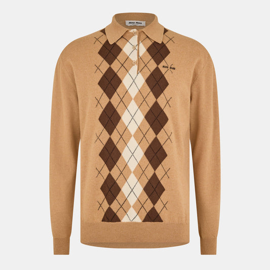 Miu Miu Cashmere polo shirt