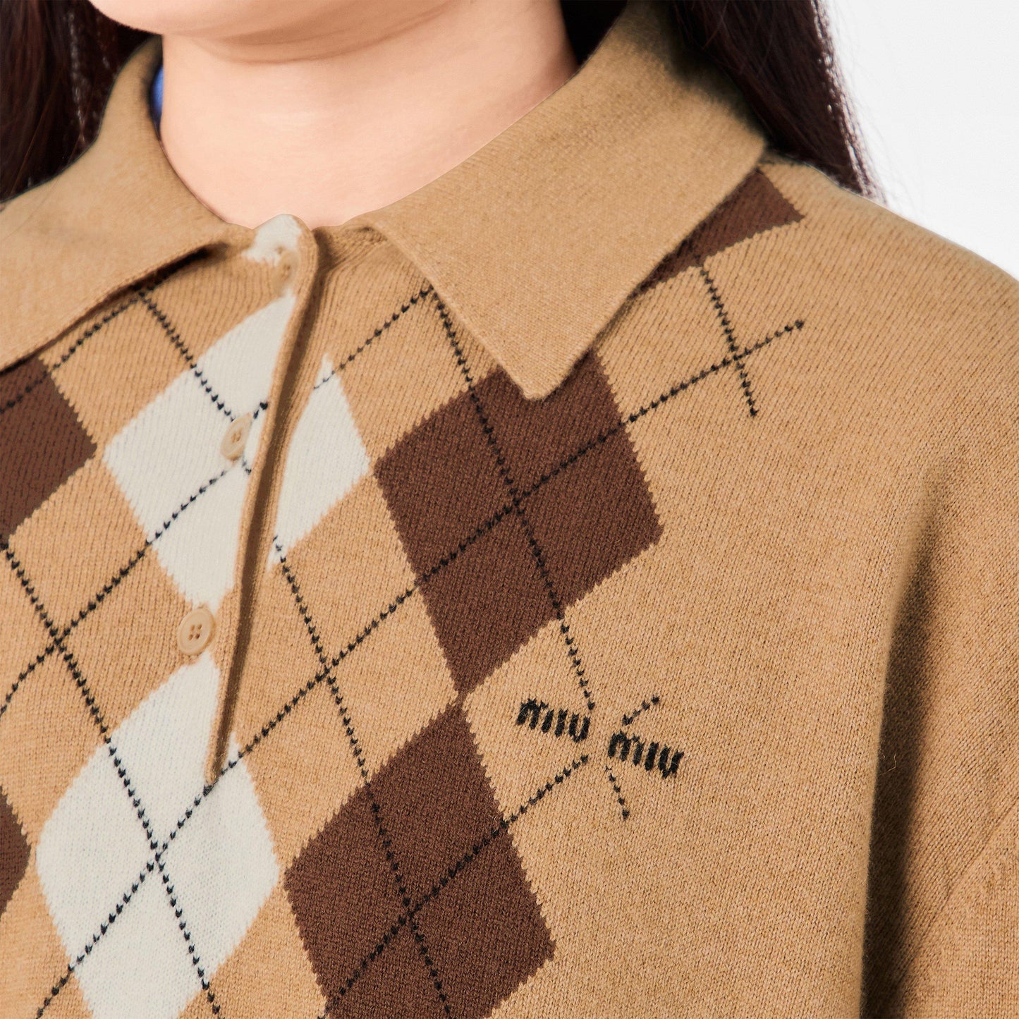Miu Miu Cashmere polo shirt