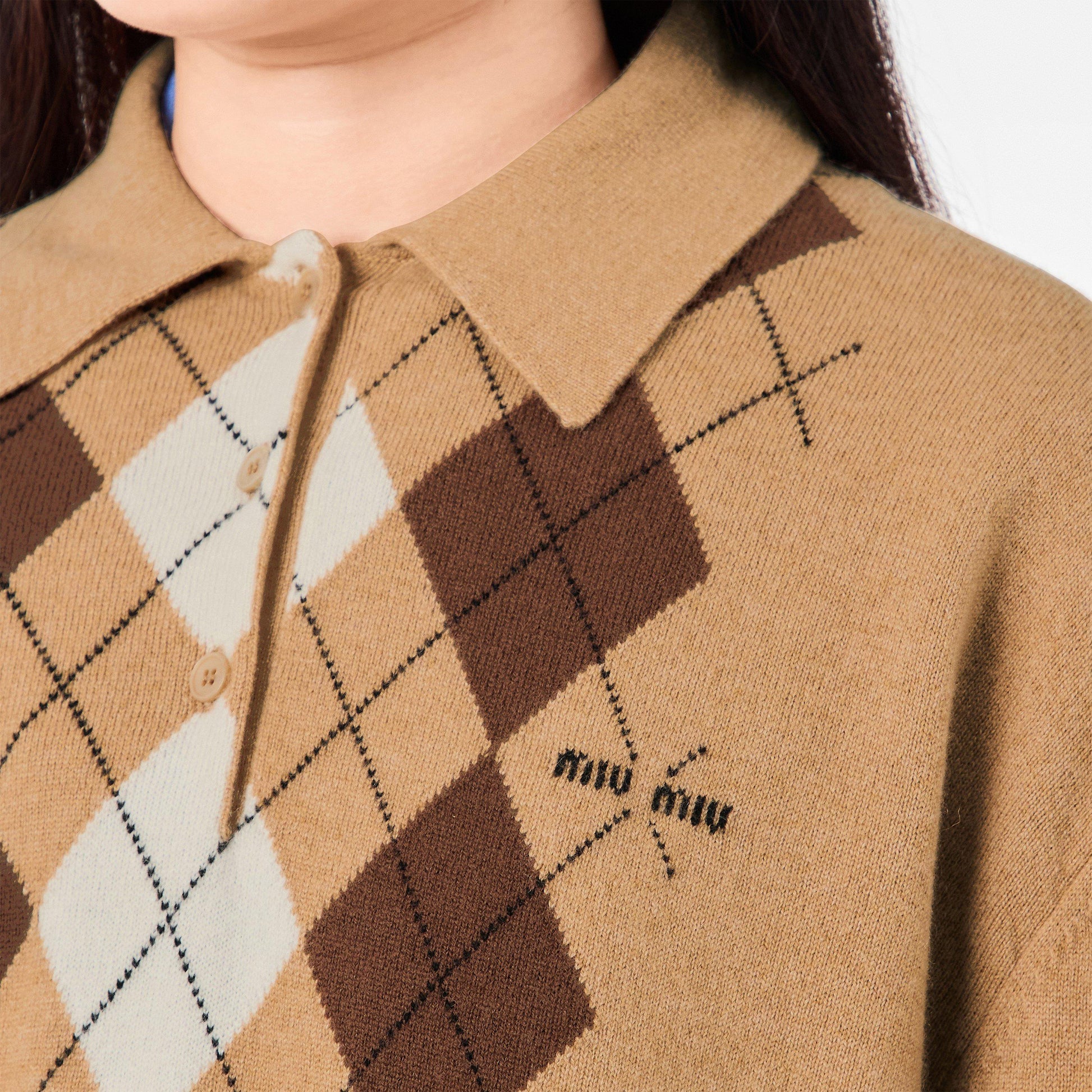 Miu Miu Cashmere polo shirt