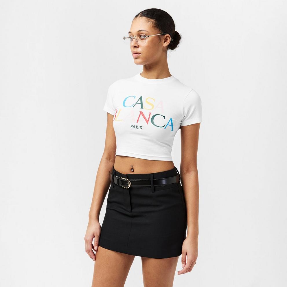 Casablanca Women's Casa Stack Baby Tee
