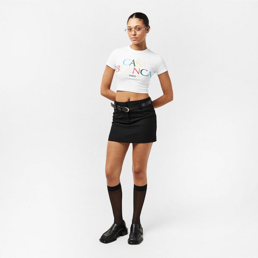 Casablanca Women's Casa Stack Baby Tee