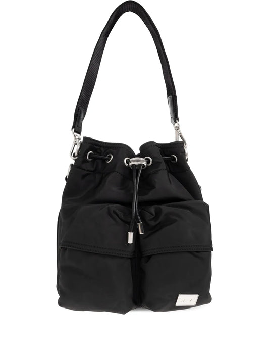 Diesel Multi-Pkts drawstring-closure bucket bag