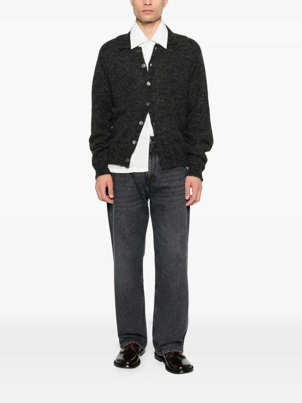 OUR LEGACY logo-patch jeans