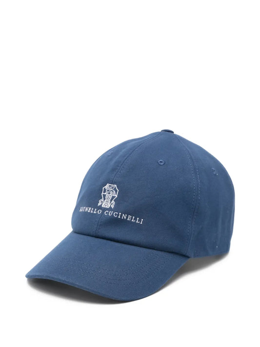 Brunello Cucinelli logo-embroidered baseball cap