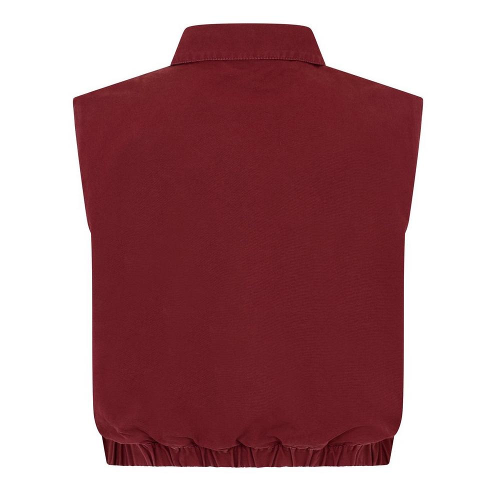 Miu Miu Washed Poplin Vest