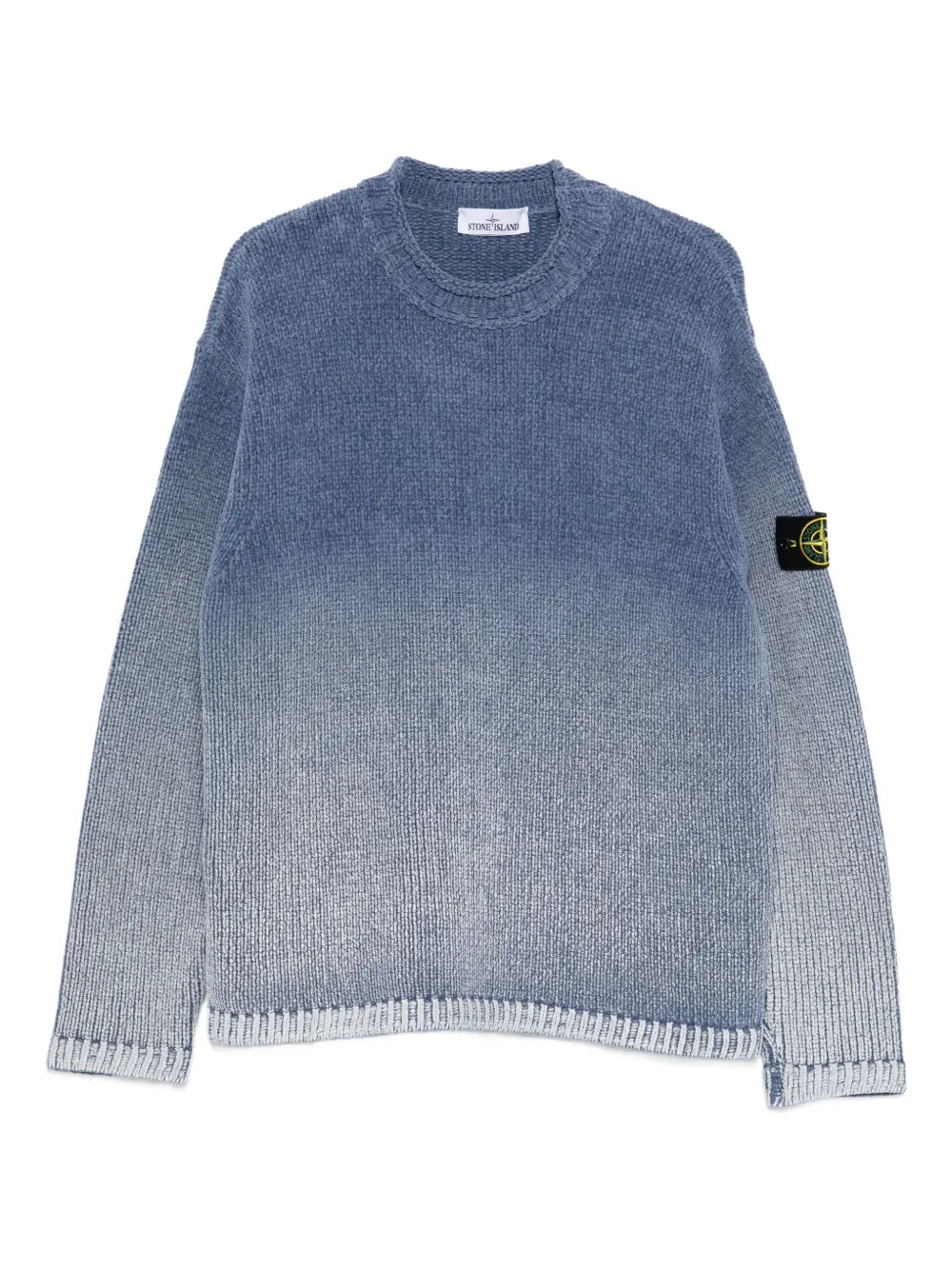 Stone Island ombre-effect crew-neck sweater