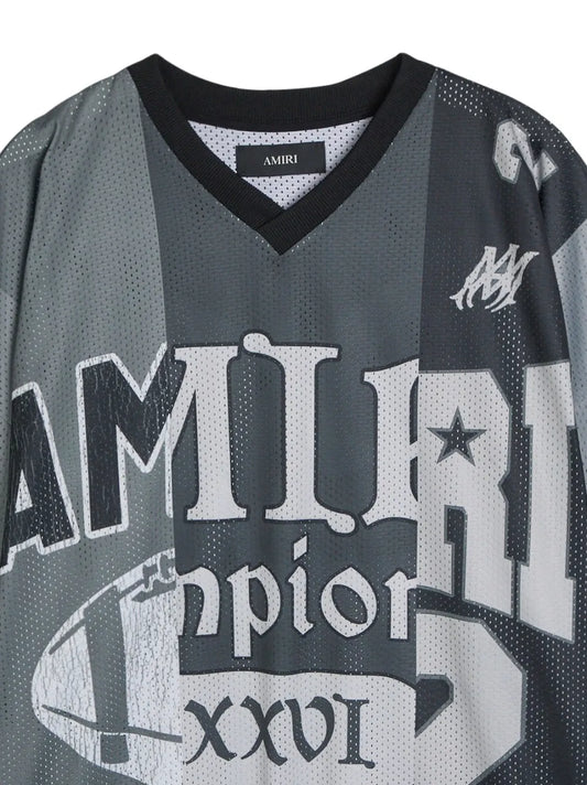 AMIRI graphic-print V-neck T-shirt