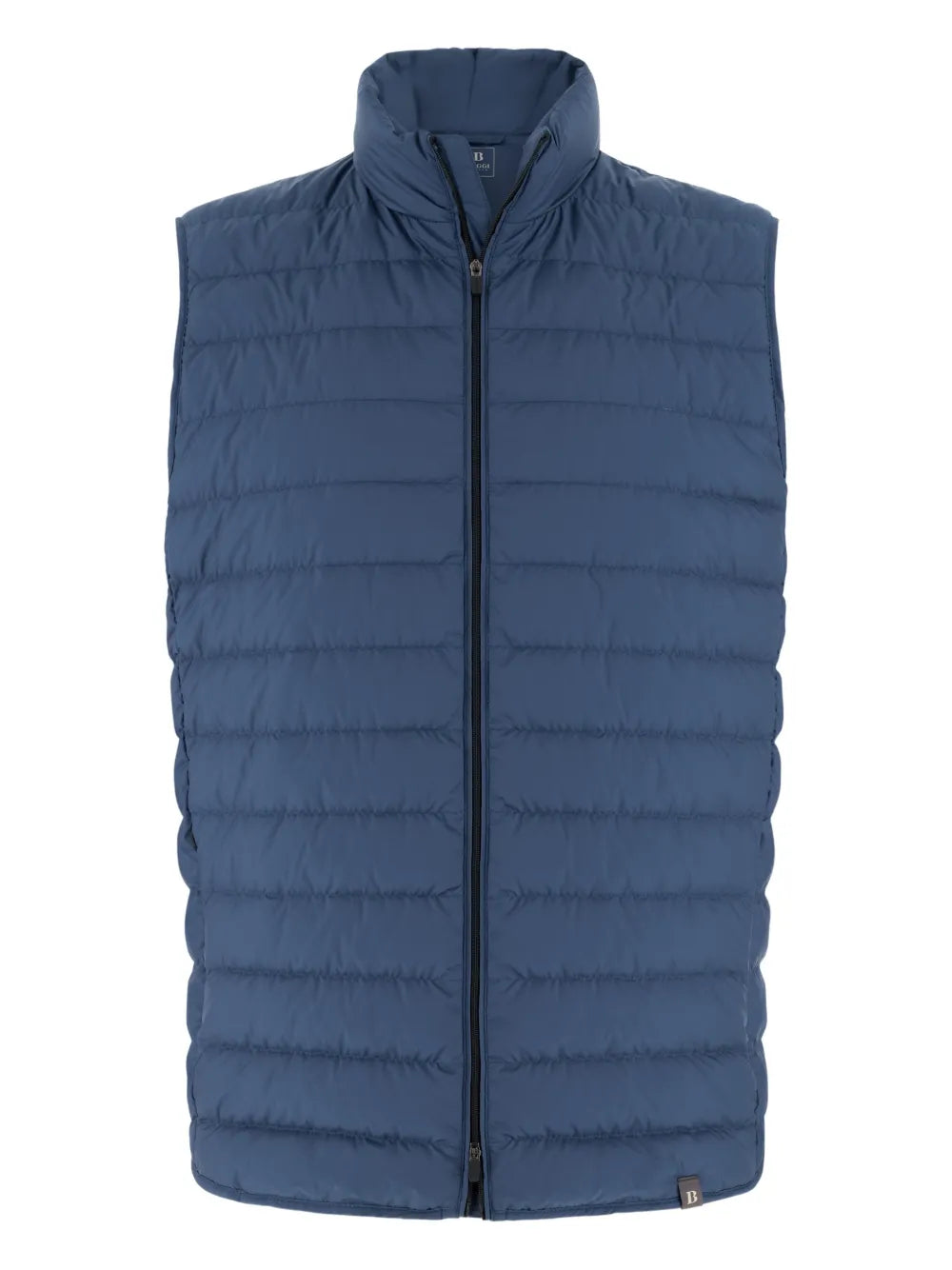 Boggi Milano padded logo patch gilet