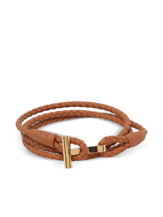TOM FORD braided logo bracelet